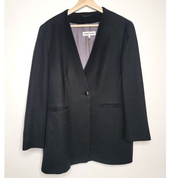 Cerruti 1881Black Blazer Women's size 44 - Picture 1 of 4
